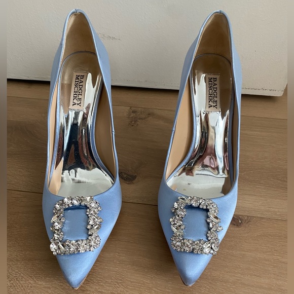 Badgley Mischka Shoes - Badgley Mischka blue heels